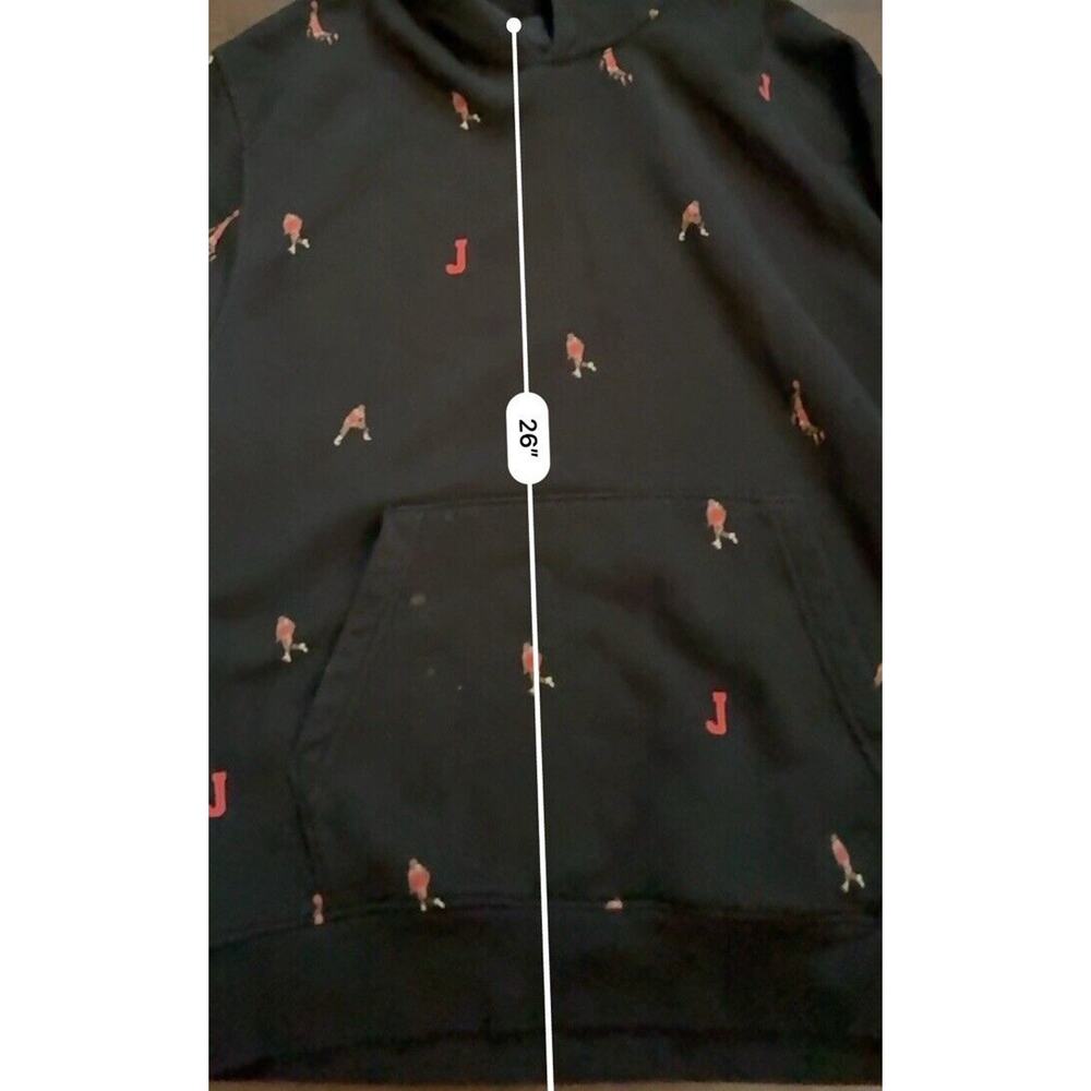JORDAN ESSENTIAL HOLIDAY FLEECE PULLOVER MENS SZ M LIFESTYLE HOODIE DV9392-010 - Picture 14 of 14